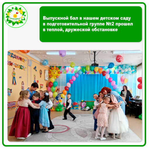 Прошёл выпускной бал в подготовительной группе №2 Прошёл выпускной бал в подготовительной группе №2.